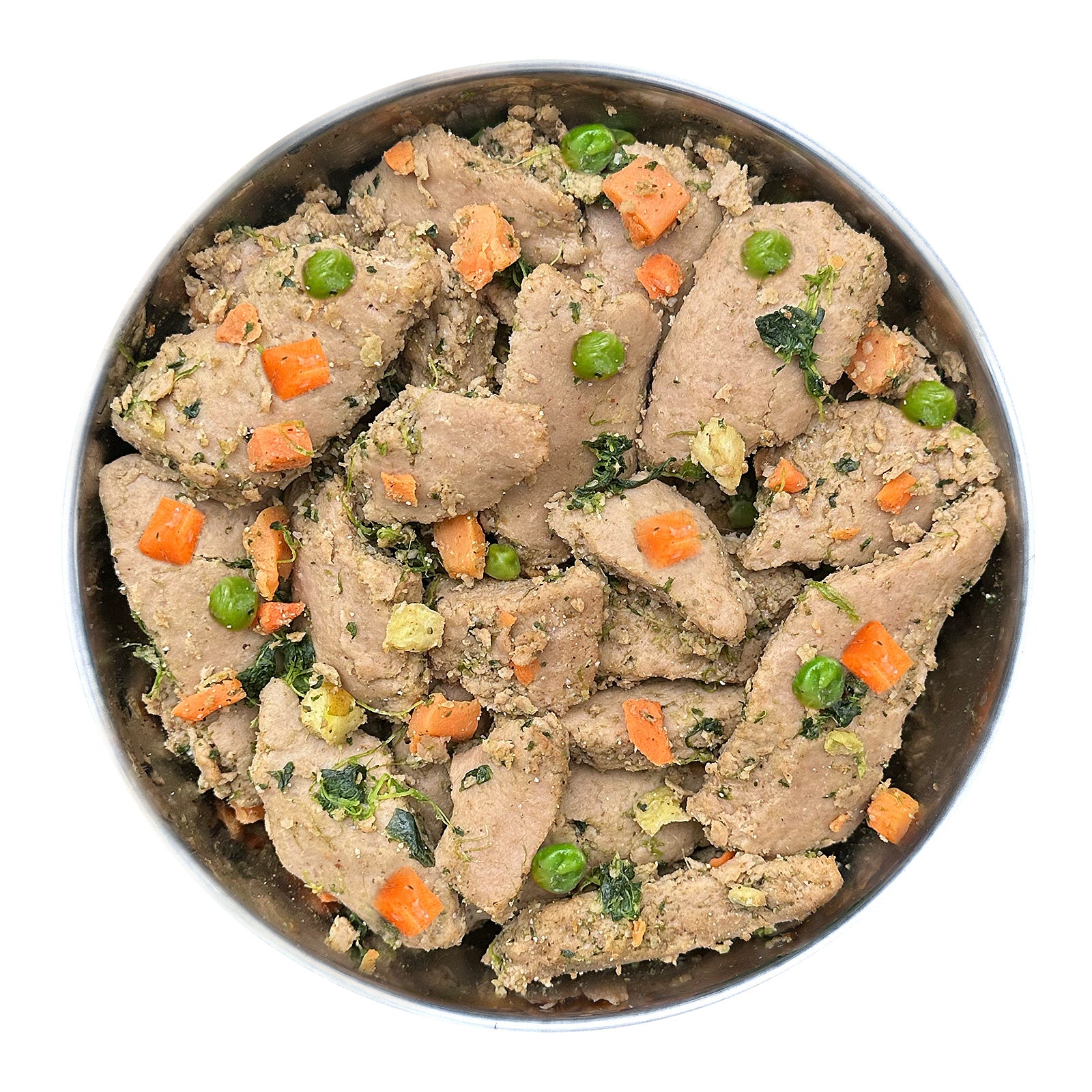 Pute mit Süßkartoffel, Erbsen und Spinat (500g) gefroren