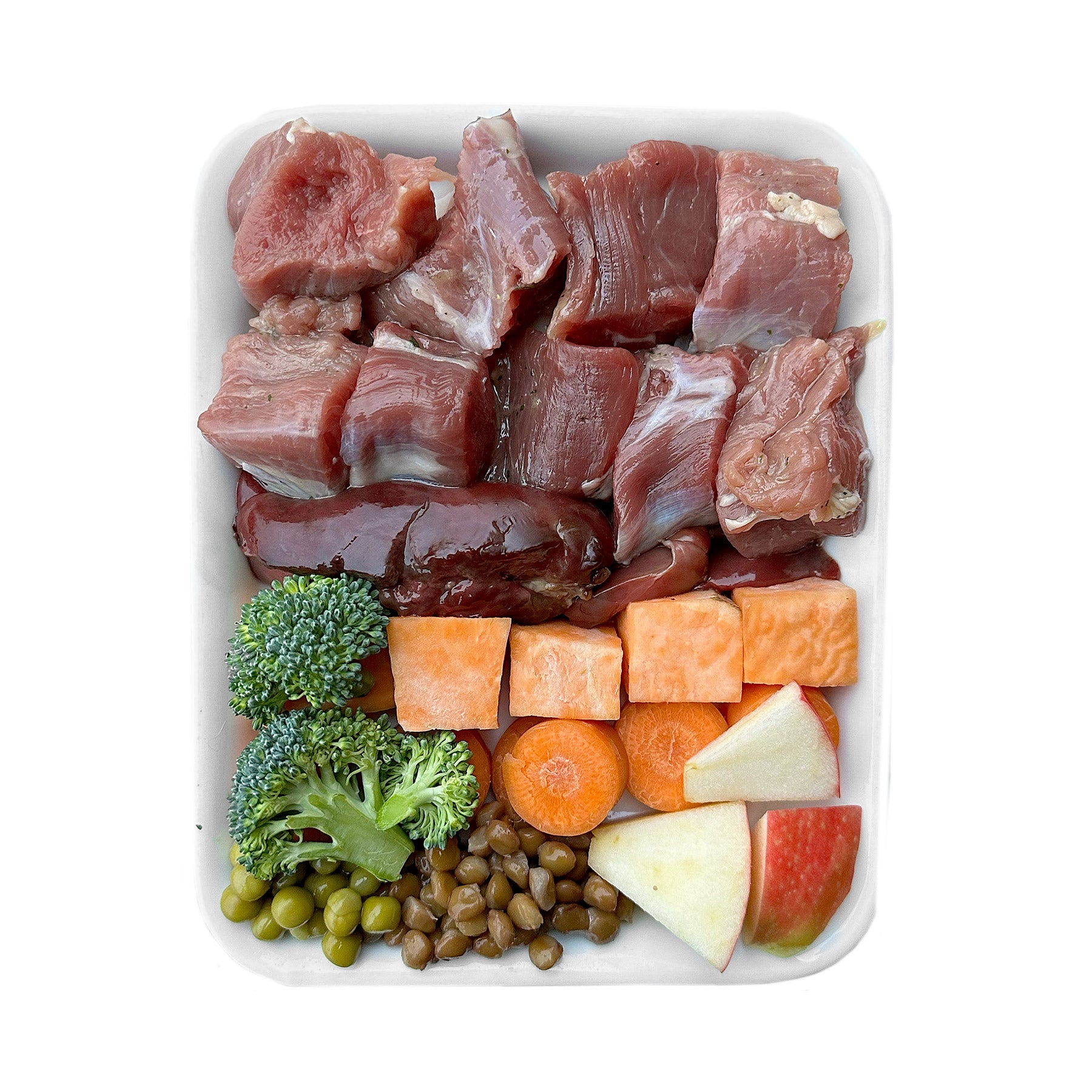 Lamm mit Süßkartoffel, Apfel und Linsen (500g) gefroren