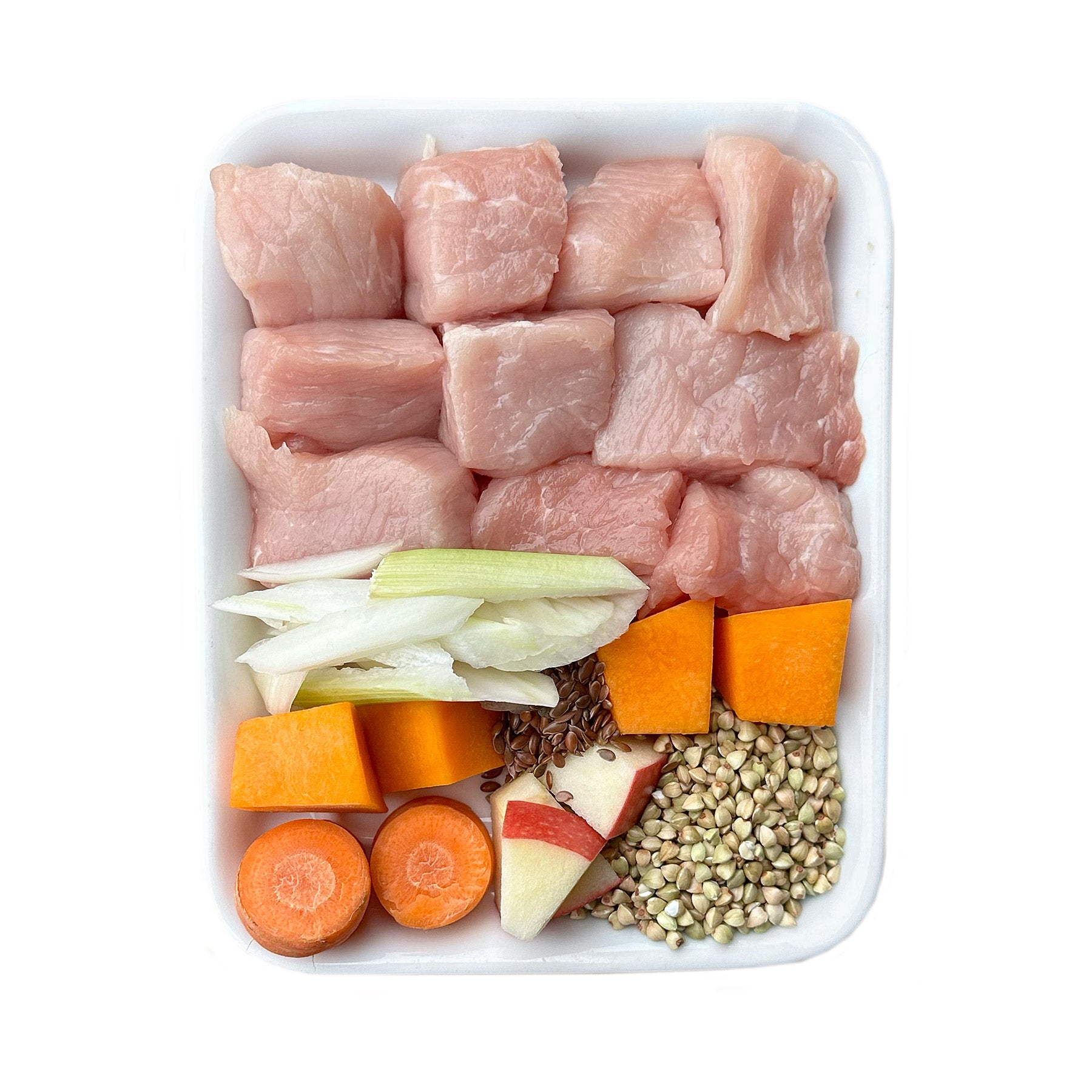 Schwein mit Kürbis, Karotte und Blaubeeren (500g) gefroren